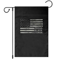 Proud Black Veteran Garden Flag Veterans Day Proud Vintage American Flag Military