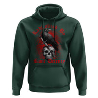 Radicalized By Basic Decency Hoodie Vintage Gothic Victorian Crow Skull - Wonder Print Shop