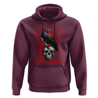 Radicalized By Basic Decency Hoodie Vintage Gothic Victorian Crow Skull - Wonder Print Shop