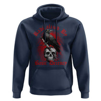 Radicalized By Basic Decency Hoodie Vintage Gothic Victorian Crow Skull - Wonder Print Shop