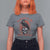 Radicalized By Basic Decency T Shirt For Women Vintage Gothic Victorian Crow Skull - Wonder Print Shop