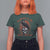 Radicalized By Basic Decency T Shirt For Women Vintage Gothic Victorian Crow Skull - Wonder Print Shop