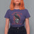 Radicalized By Basic Decency T Shirt For Women Vintage Gothic Victorian Crow Skull - Wonder Print Shop