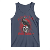 Radicalized By Basic Decency Tank Top Vintage Gothic Victorian Crow Skull - Wonder Print Shop