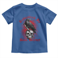 Radicalized By Basic Decency Toddler T Shirt Vintage Gothic Victorian Crow Skull - Wonder Print Shop
