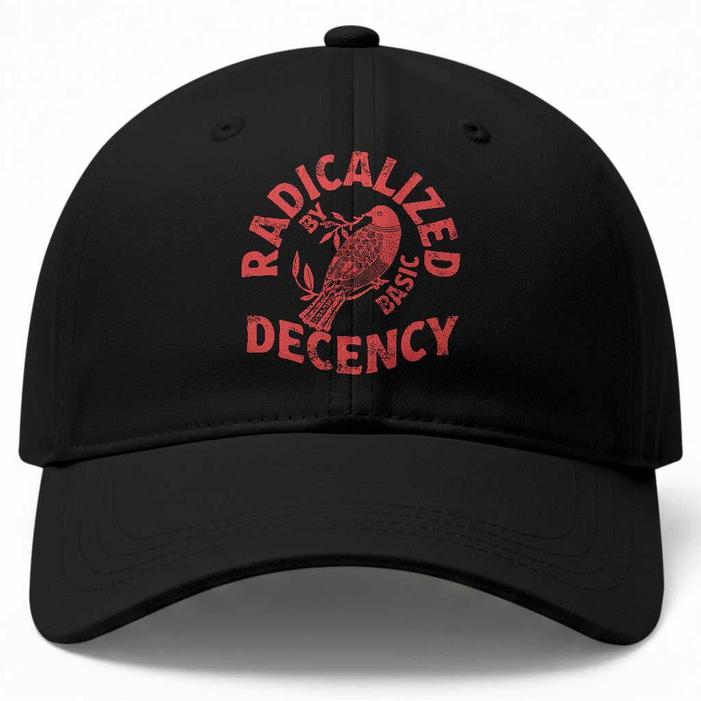 Radicalized By Basic Decency Baseball Cap Feminist Activist