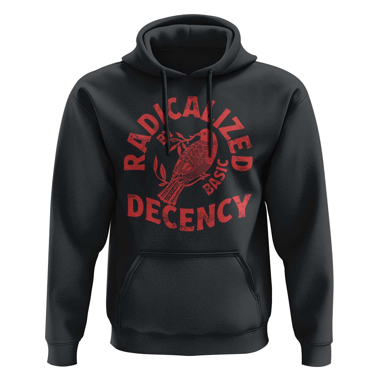 Radicalized By Basic Decency Hoodie Feminist Activist - Wonder Print Shop
