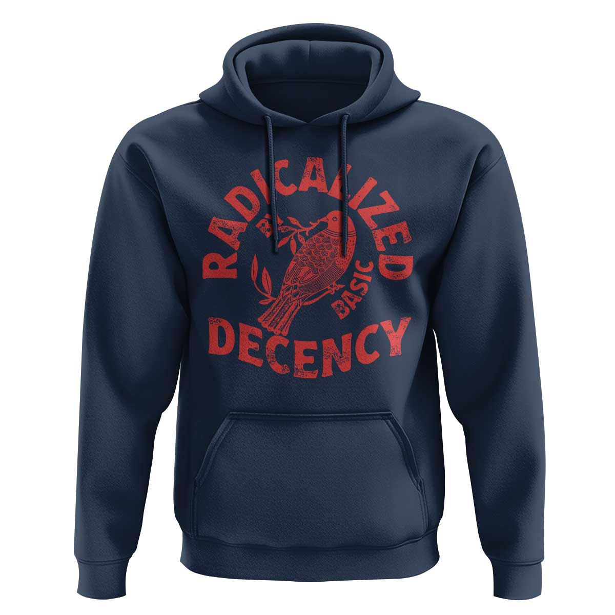 Radicalized By Basic Decency Hoodie Feminist Activist - Wonder Print Shop