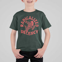 Radicalized By Basic Decency T Shirt For Kid Feminist Activist - Wonder Print Shop