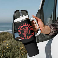 Radicalized By Basic Decency Tumbler With Handle Feminist Activist - Wonder Print Shop