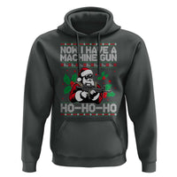 Funny Christmas 80's Die Movie Hoodie Now I Have A Machine Gun Ho Ho Ho Gun Lover - Wonder Print Shop