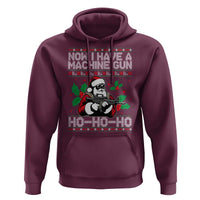 Funny Christmas 80's Die Movie Hoodie Now I Have A Machine Gun Ho Ho Ho Gun Lover - Wonder Print Shop