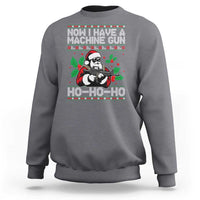 Funny Christmas 80's Die Movie Sweatshirt Now I Have A Machine Gun Ho Ho Ho Gun Lover - Wonder Print Shop