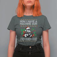 Funny Christmas 80's Die Movie T Shirt For Women Now I Have A Machine Gun Ho Ho Ho Gun Lover - Wonder Print Shop