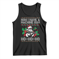 Funny Christmas 80's Die Movie Tank Top Now I Have A Machine Gun Ho Ho Ho Gun Lover - Wonder Print Shop