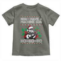 Funny Christmas 80's Die Movie Toddler T Shirt Now I Have A Machine Gun Ho Ho Ho Gun Lover - Wonder Print Shop