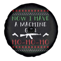 Now I Have A Machine Gun Spare Tire Cover Funny Christmas Movie Gun Lover - Wonder Print Shop