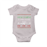 Now I Have A Machine Gun Baby Onesie Funny Christmas Movie Gun Lover - Wonder Print Shop