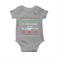 Now I Have A Machine Gun Baby Onesie Funny Christmas Movie Gun Lover - Wonder Print Shop