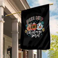 Funny Balls Deep In Christmas Spirit Garden Flag Xmas Humorous Festive - Wonder Print Shop