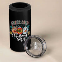 Funny Balls Deep In Christmas Spirit 4 in 1 Can Cooler Tumbler Xmas Humorous Festive - Wonder Print Shop