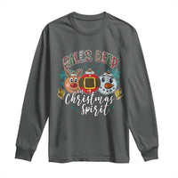 Funny Balls Deep In Christmas Spirit Long Sleeve Shirt Xmas Humorous Festive - Wonder Print Shop