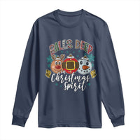 Funny Balls Deep In Christmas Spirit Long Sleeve Shirt Xmas Humorous Festive - Wonder Print Shop