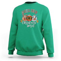 Funny Balls Deep In Christmas Spirit Sweatshirt Xmas Humorous Festive - Wonder Print Shop