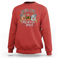 Funny Balls Deep In Christmas Spirit Sweatshirt Xmas Humorous Festive - Wonder Print Shop