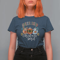 Funny Balls Deep In Christmas Spirit T Shirt For Women Xmas Humorous Festive - Wonder Print Shop