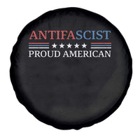 Antifascist Proud American Spare Tire Cover Fight Fascism Protest Liberal Democrat - Wonder Print Shop