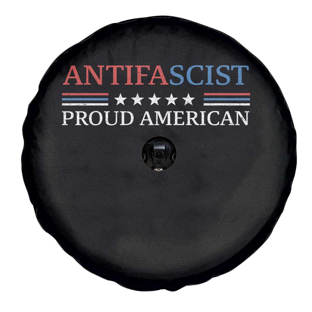 Antifascist Proud American Spare Tire Cover Fight Fascism Protest Liberal Democrat - Wonder Print Shop