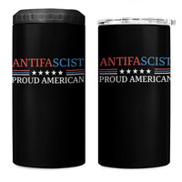 Antifascist Proud American 4 in 1 Can Cooler Tumbler Fight Fascism Protest Liberal Democrat - Wonder Print Shop