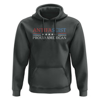Antifascist Proud American Hoodie Fight Fascism Protest Liberal Democrat - Wonder Print Shop