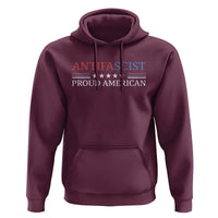 Antifascist Proud American Hoodie Fight Fascism Protest Liberal Democrat - Wonder Print Shop