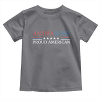 Antifascist Proud American Toddler T Shirt Fight Fascism Protest Liberal Democrat - Wonder Print Shop