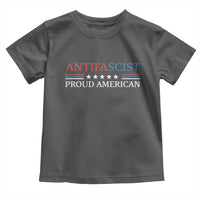 Antifascist Proud American Toddler T Shirt Fight Fascism Protest Liberal Democrat - Wonder Print Shop