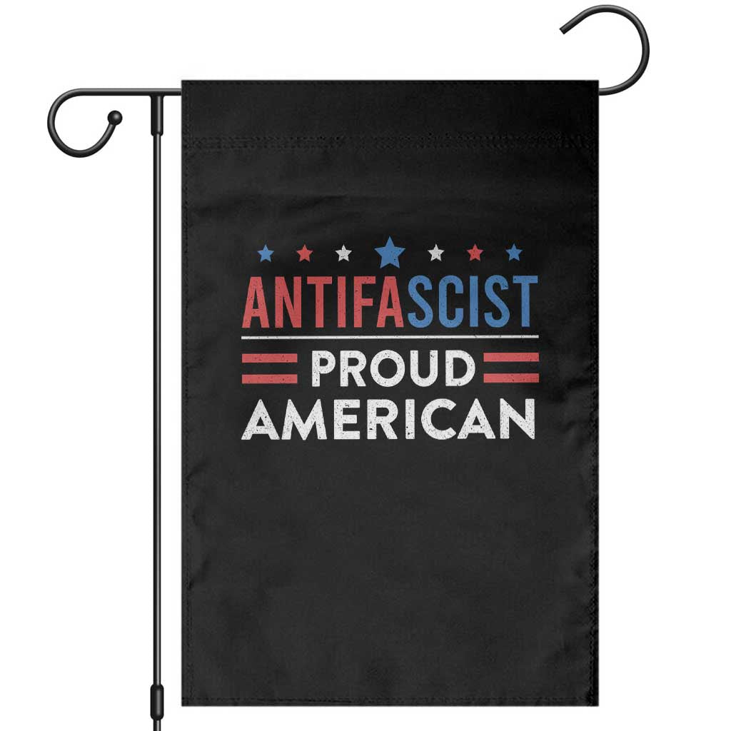 Antifascist Proud American Garden Flag Fight Fascism Protest Human Rights - Wonder Print Shop