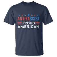 Antifascist Proud American T Shirt Fight Fascism Protest Human Rights - Wonder Print Shop