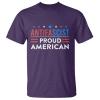 Antifascist Proud American T Shirt Fight Fascism Protest Human Rights - Wonder Print Shop