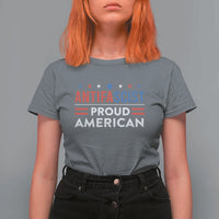 Antifascist Proud American T Shirt For Women Fight Fascism Protest Human Rights - Wonder Print Shop