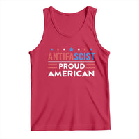 Antifascist Proud American Tank Top Fight Fascism Protest Human Rights - Wonder Print Shop