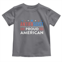 Antifascist Proud American Toddler T Shirt Fight Fascism Protest Human Rights - Wonder Print Shop