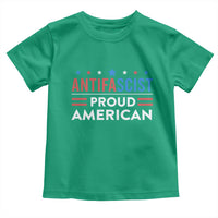 Antifascist Proud American Toddler T Shirt Fight Fascism Protest Human Rights - Wonder Print Shop