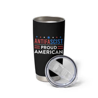 Antifascist Proud American Tumbler Cup Fight Fascism Protest Human Rights - Wonder Print Shop