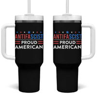 Antifascist Proud American Tumbler With Handle Fight Fascism Protest Human Rights - Wonder Print Shop
