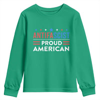 Antifascist Proud American Youth Sweatshirt Fight Fascism Protest Human Rights - Wonder Print Shop