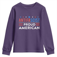 Antifascist Proud American Youth Sweatshirt Fight Fascism Protest Human Rights - Wonder Print Shop