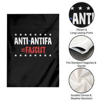 Fight Fascism Protest Anti Fascism Garden Flag Vintage Stars And Stripes - Wonder Print Shop