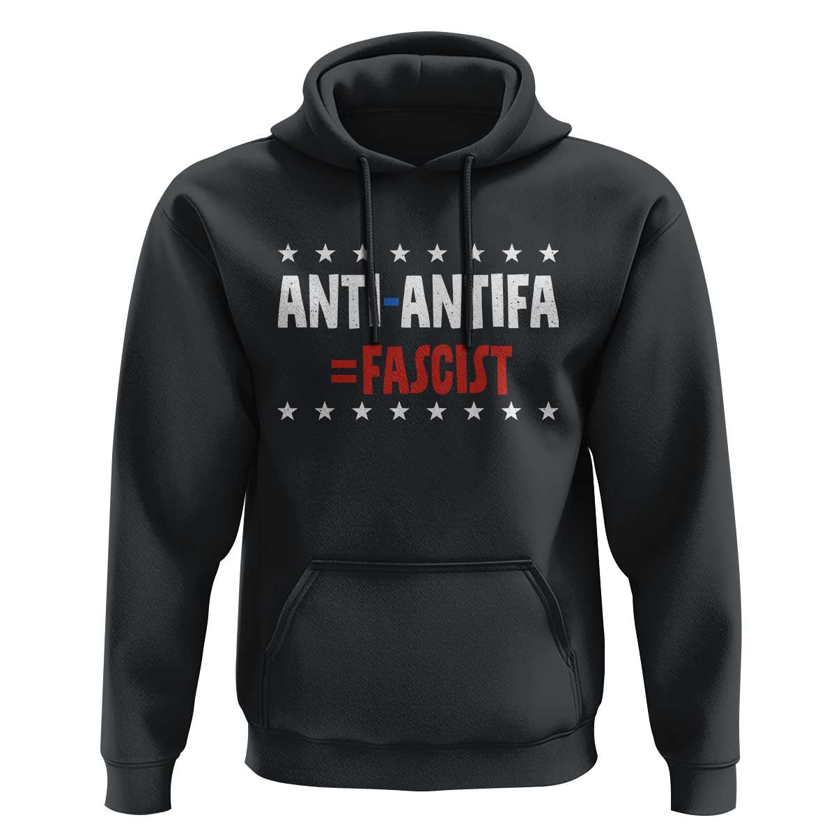 Fight Fascism Protest Anti Fascism Hoodie Vintage Stars And Stripes - Wonder Print Shop